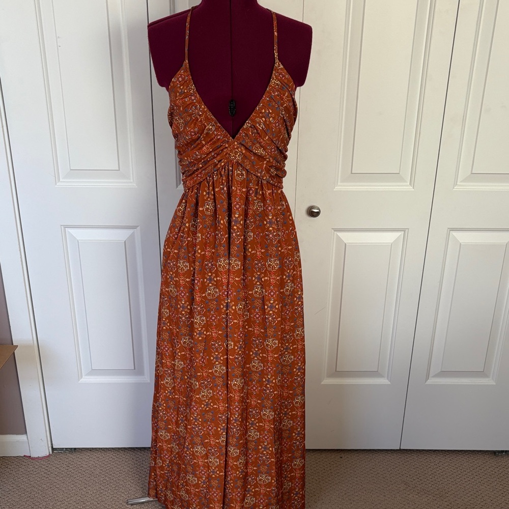 Floor length boho dress